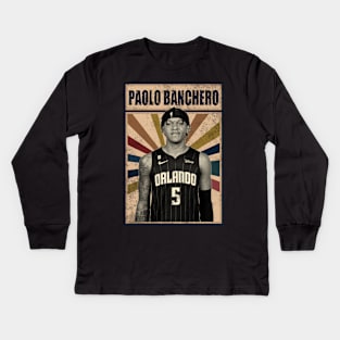 Orlando Magic Paolo Banchero Kids Long Sleeve T-Shirt